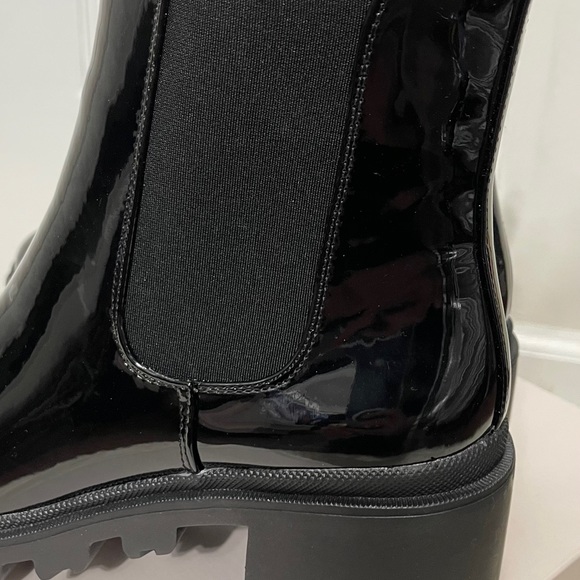 Womens black lug booties - Picture 6 of 6